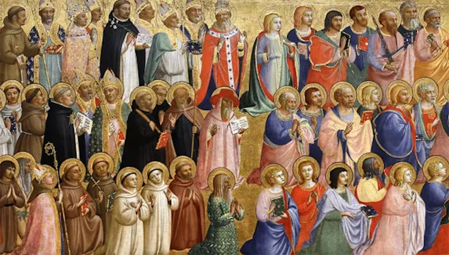A gathering of saints